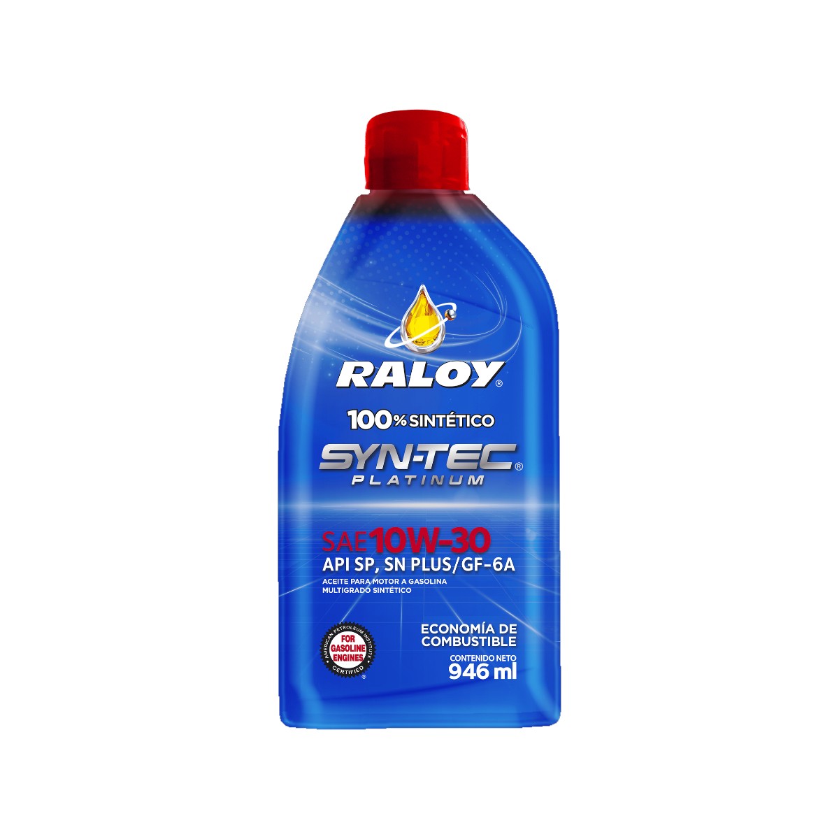 .946 LTS 10W30 API SQ/GF-7A ACEITE RALOY SYN TEC PLATINUM ANTES P10425