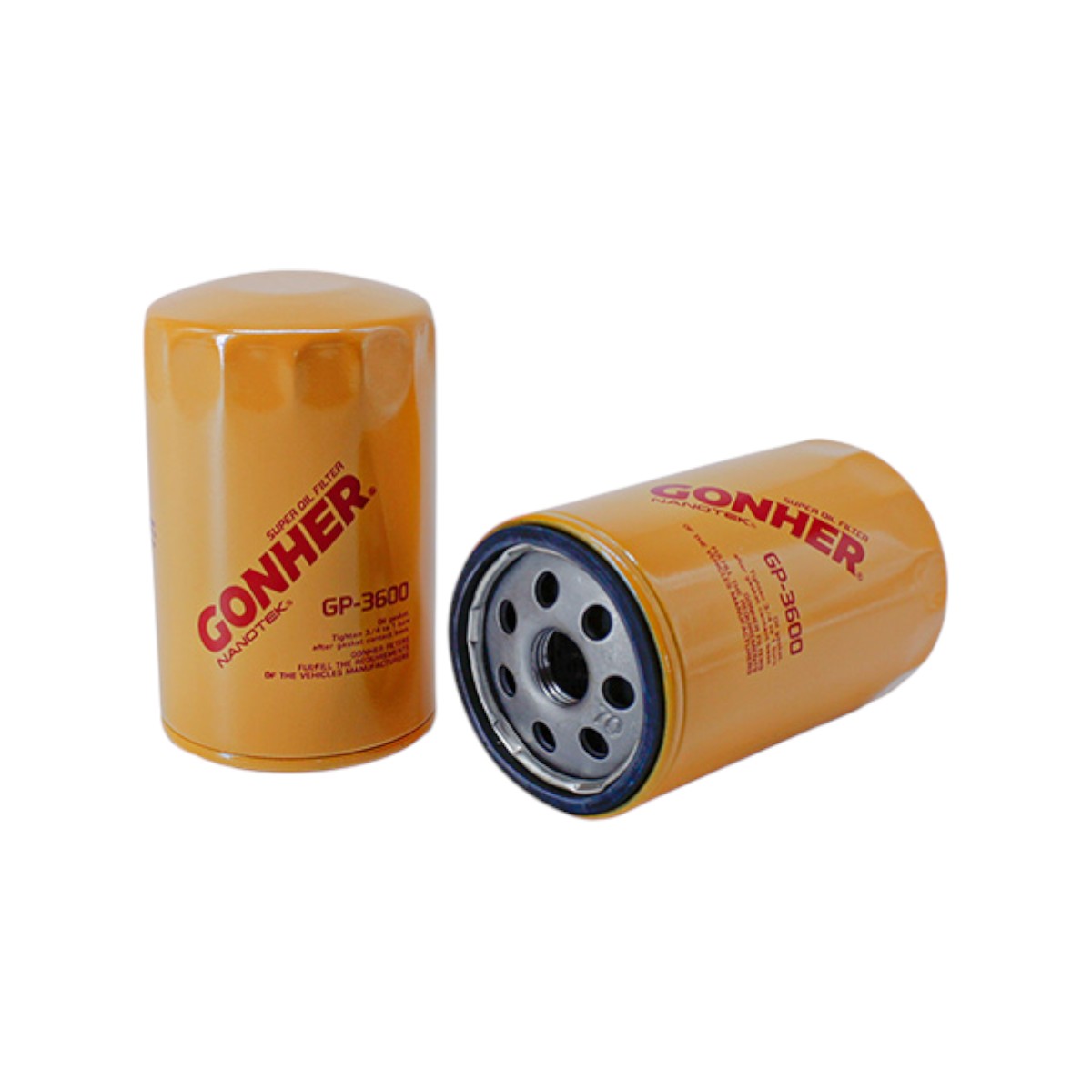 GP-3600 FILTRO DE ACEITE FORD F-150 V6 4.2L 1997-10 / FORD LOBO V8 4.6L 1997-08 / FORD RANGER L4 2.3L 1993-05